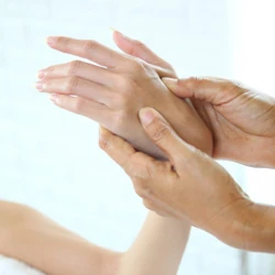 a pressure point on the hand