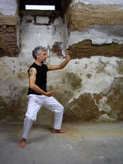 Qigong practiced in an urban setting